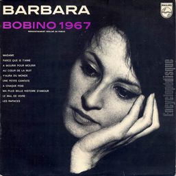[Pochette de Bobino 1967 (2me pochette) (BARBARA)]