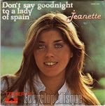 [Pochette de Don’t say goodnight to a lady of Spain]
