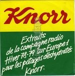 [Pochette de Knorr - extraits de la campagne radio hiver 78-79 sur Europe 1 pour les potages dshydrats]