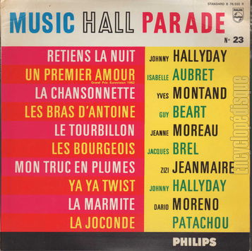 [Pochette de Music-Hall parade n 23 (MUSIC-HALL PARADE)]