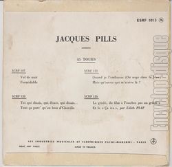 [Pochette de Toi qui disais, qui disais, qui disais (Jacques PILLS) - verso]