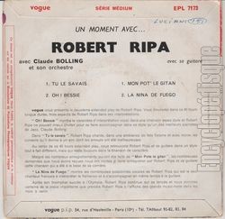 [Pochette de Un moment avec Robert Ripa (Robert RIPA) - verso]