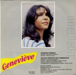 [Pochette de Chanson remde (GENEVIVE (2)) - verso]