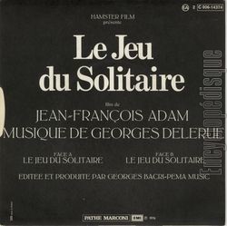 [Pochette de Le jeu du solitaire (B.O.F.  Films ) - verso]