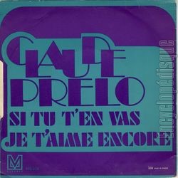 [Pochette de Si tu t’en vas (Claude PRLO) - verso]