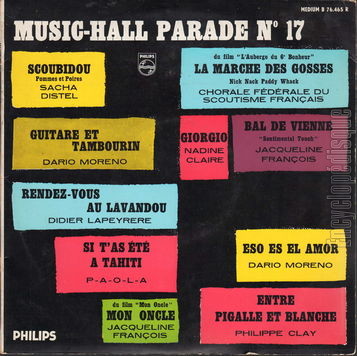 [Pochette de Music-Hall parade n 17 (MUSIC-HALL PARADE)]