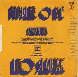 [Pochette de Fiddler one (Leo SLABIAK) - verso]