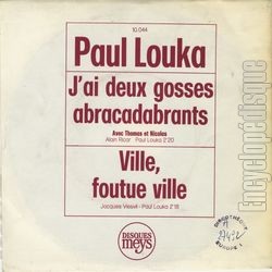 [Pochette de J’ai deux gosses abracadabrants (Paul LOUKA) - verso]