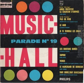 [Pochette de Music-hall parade n 19 (COMPILATION)]