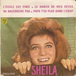 [Pochette de L’cole est finie (SHEILA)]