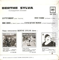 [Pochette de Le p’tit Boscot (Berthe SYLVA) - verso]