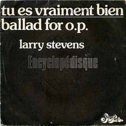 [Pochette de Tu es vraiment bien (Larry STEVENS)]