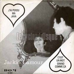 [Pochette de J’ai perdu ma java (Jackie LAMOUR)]