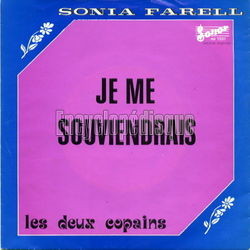 [Pochette de Je me souviendrais (Sonia FARELL)]