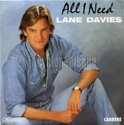 [Pochette de All I need (Lane DAVIES)]