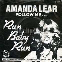 [Pochette de Run baby run (Amanda LEAR)]