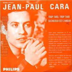 [Pochette de Trop tard, trop tard (Jean-Paul CARA)]