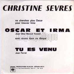 [Pochette de Tu es venu (Christine SVRES)]