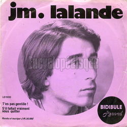 [Pochette de T’es pas gentille (JM. LALANDE)]