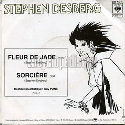 [Pochette de Fleur de jade (Stephen DESBERG) - verso]