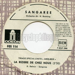 [Pochette de Amrique et Vietnam (SANGAREE) - verso]