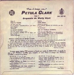 [Pochette de Pasa el tiempo con Petula Clark - Vol. 1 (Petula CLARK) - verso]