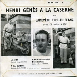 [Pochette de L’humanisation de l’arme (Henri GNS) - verso]