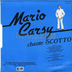 [Pochette de Mario Carsy chante Scotto (Mario CARSY) - verso]