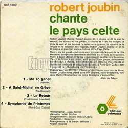 [Pochette de Robert Joubin chante le pays celte (Robert JOUBIN) - verso]