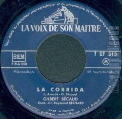 [Pochette de La corrida (Gilbert BCAUD)]