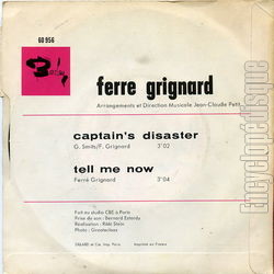 [Pochette de Captain’s disaster (FERR GRIGNARD) - verso]