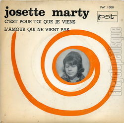 [Pochette de C’est pour toi que je viens (Josette MARTY)]