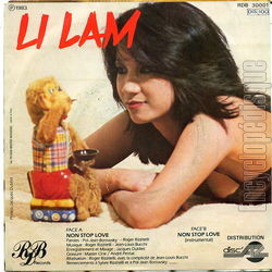 [Pochette de Non stop love (Li LAM) - verso]