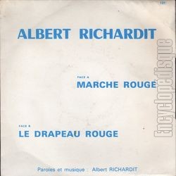 [Pochette de Marche rouge (Albert RICHARDIT)]