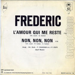 [Pochette de L’amour qui me reste (FRDRIC (2)) - verso]