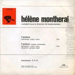 [Pochette de L’enfant (Hlne MONTHRAL) - verso]