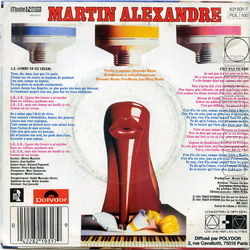 [Pochette de L.A. (Martin ALEXANDRE) - verso]