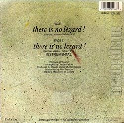 [Pochette de There is no lzard ! (Claude VALLOIS) - verso]