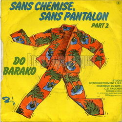 [Pochette de Sans chemise, sans pantalon (DO BARAKO) - verso]