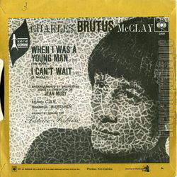 [Pochette de When I was a young man (Charles BRUTUS Mc CLAY) - verso]