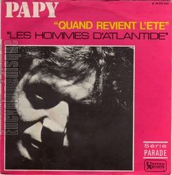 [Pochette de Quand revient l’t (PAPY)]