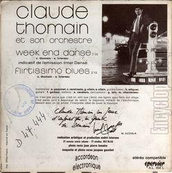 [Pochette de Week-end danse (Claude THOMAIN) - verso]