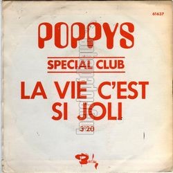 [Pochette de La vie c’est si joli (spcial club) (Les POPPYS) - verso]