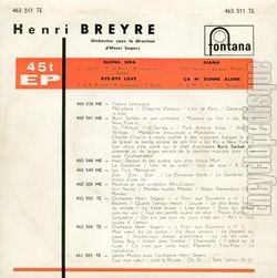 [Pochette de Buona sera (Henri BREYRE) - verso]