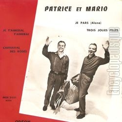 [Pochette de Je t’aimerai, t’aimerai (PATRICE et MARIO)]