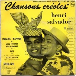 [Pochette de Chansons croles (Henri SALVADOR)]