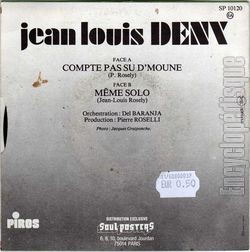 [Pochette de Compte pas d’su moune (Jean-Louis DENY) - verso]