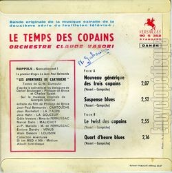 [Pochette de Le temps des copains (2 srie) (T.V. (Tlvision)) - verso]