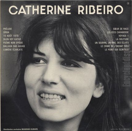 [Pochette de La solitude - Pome non pique - (Catherine RIBEIRO) - verso]