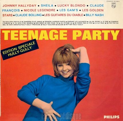 [Pochette de Teenage party "dition spciale hully-gully’ (COMPILATION)]